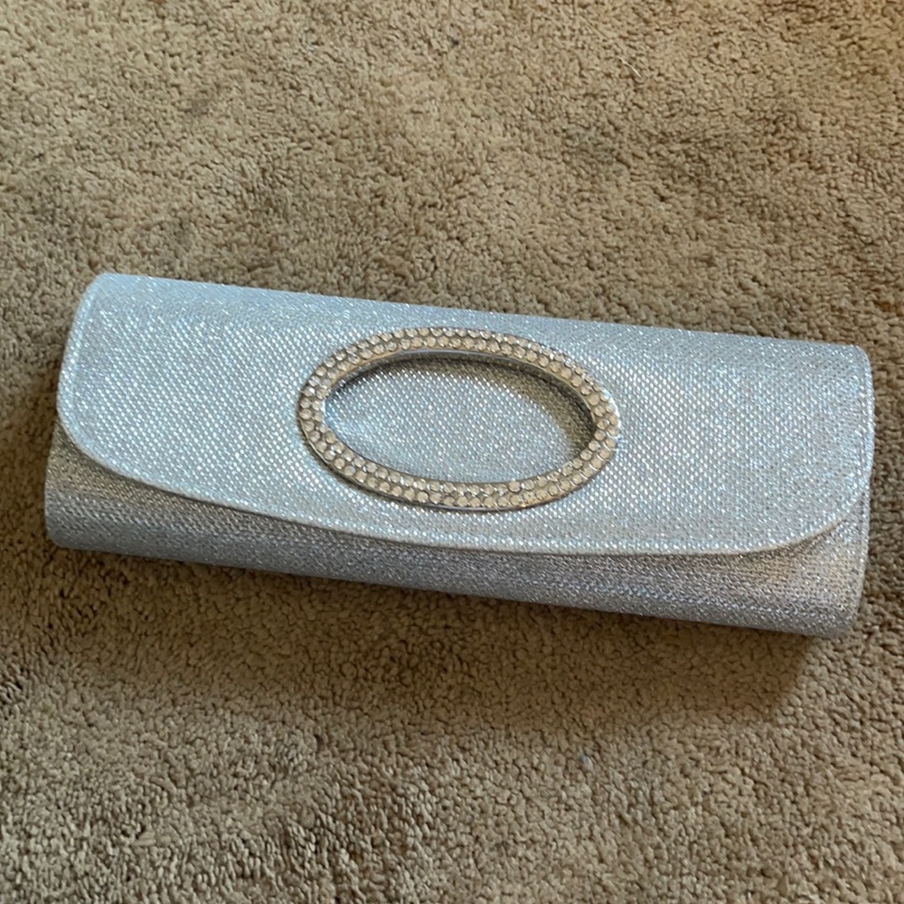 Silver handbag